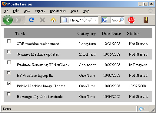 PrimalTask lets you save your To Do list as an HTML file.