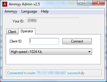 easy with ammyy admin