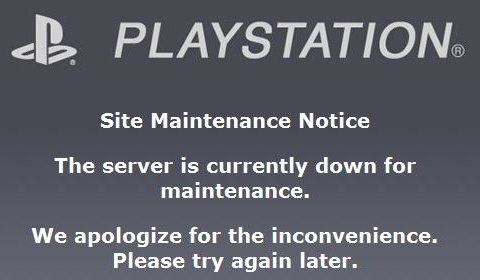 Sony's PlayStation Network (PSN) Goes Down