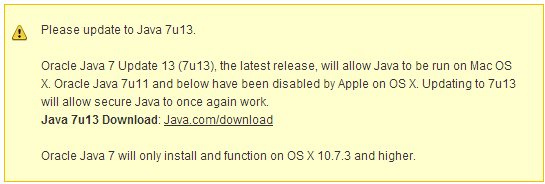 ... Java on Mac OS X 10.6 which updates the Apple-provided Java SE 6 to