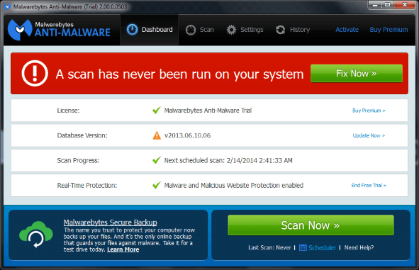 A look at the Malwarebytes Anti-Malware 2.0 Beta 2 - 404 Tech Support